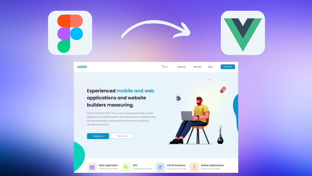 Convert Figma Design to Vue JS Code 2024
